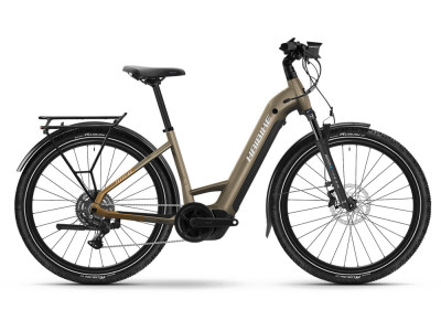 Trekové elektrobicykel Haibike Trekking 6.5 – Low | toffee / sand / silver