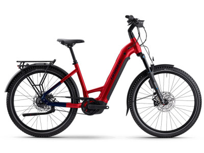 Trekový elektrobicykel Haibike Trekking 9 ABS – Low | fruity red / blue