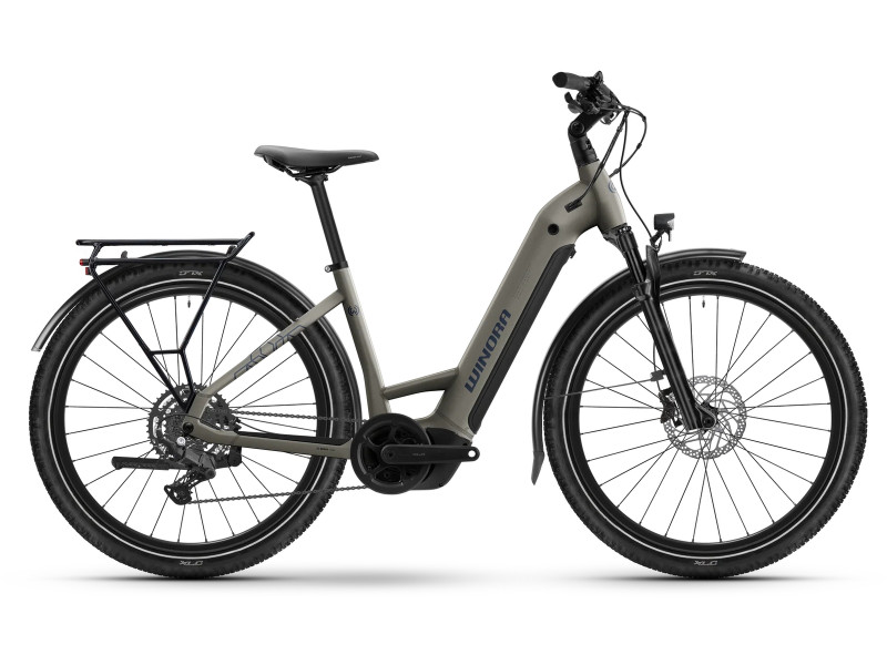Trekové elektrobicykel Winora Yucatan X9 - Low | 2027, silver dollar, S