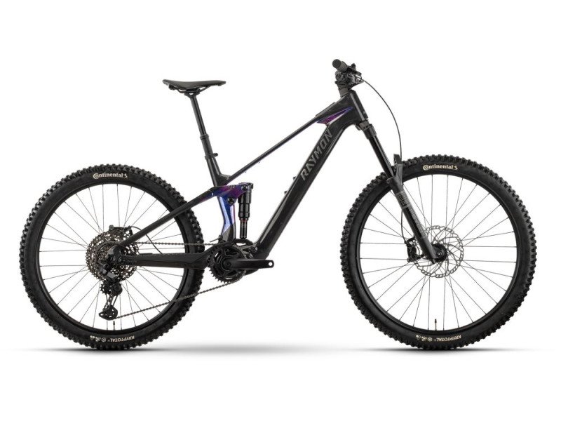 Horský elektrobicykel Raymon Tarok Pro| 2027, carbon/galaxy, M
