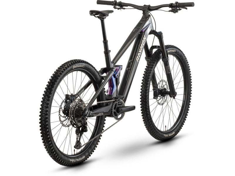 Horský elektrobicykel Raymon Tarok Pro| 2027, carbon/galaxy, M