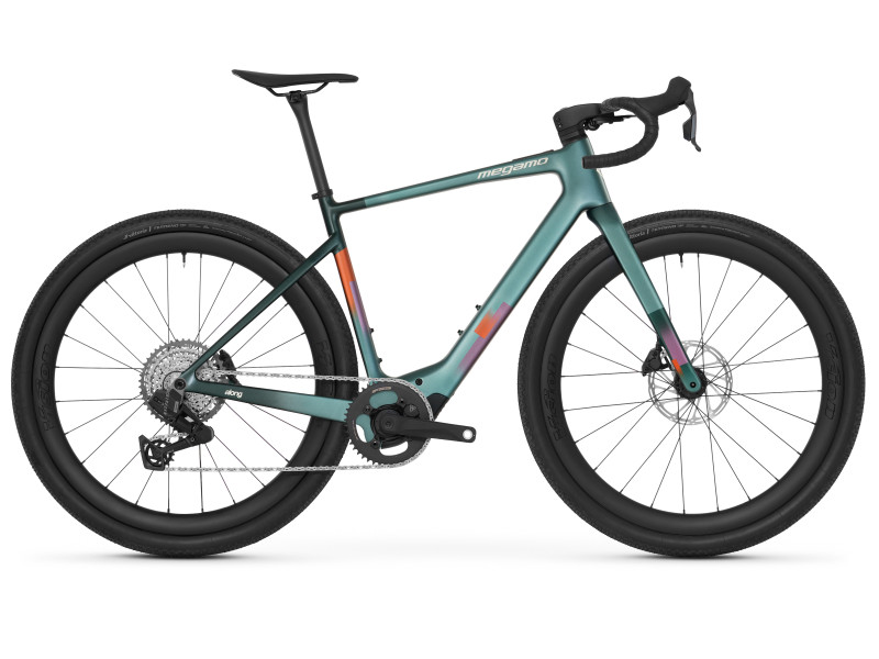 Gravelové elektrobicykel Megamo Along 03 CW | 2027, pop green, L
