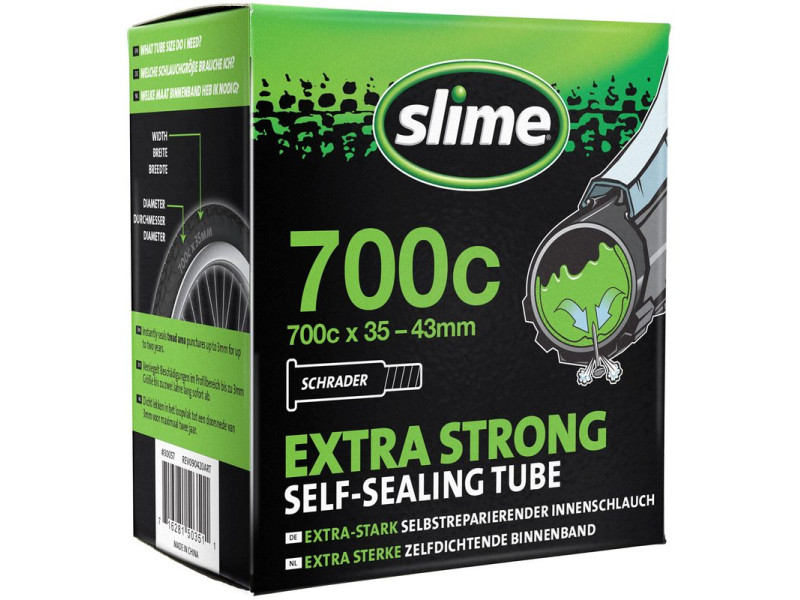 Duša Slime Standard – 700 x 35-43, schrader ventil