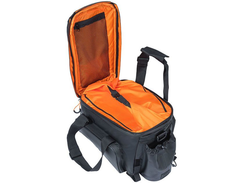 Taška na nosič Basil Miles XL Pro – čierna/oranžová