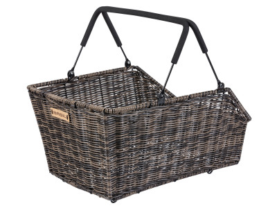 Kôš na nosič Basil Cento Rattan Look MIK