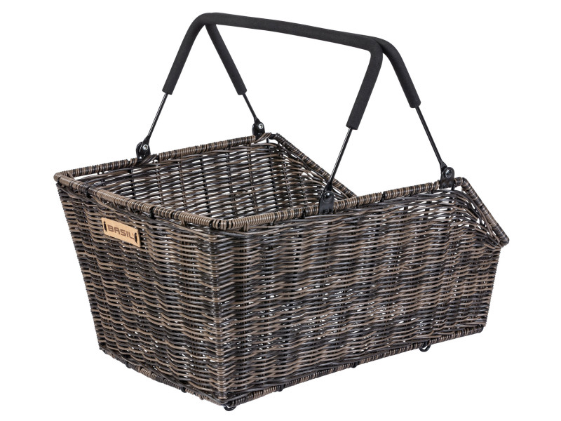 Kôš na nosič Basil Cento Rattan Look MIK