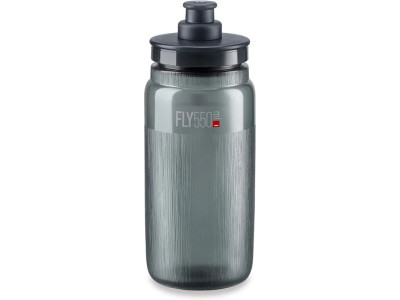 Cyklistická fľaša na pitie Elite Fly Tex –⁠ dymová 550 ml