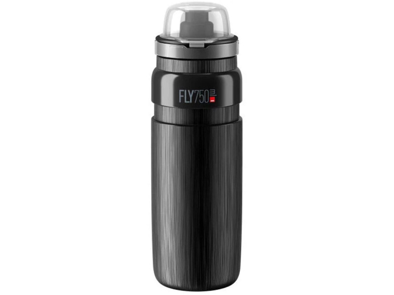 Cyklistická fľaša na pitie Elite Fly Tex –⁠ čierna 750 ml