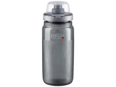 Cyklistická fľaša na pitie Elite Fly MTB Tex – dymová 550 ml