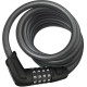 Zámok na bicykel Abus 6512C/180/12 black Tresor