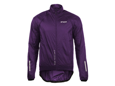 Cyklistická bunda R2 DUOS ATJ03C – tmavo fialová