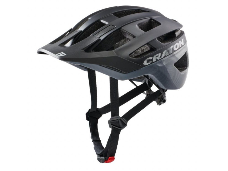 Cyklistická prilba Cratoni AllRace – čierna/sivá