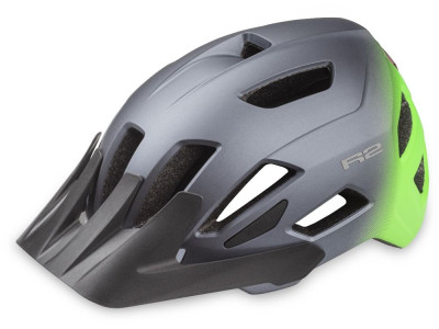 Cyklistická prilba R2 ATH38B MOONLIGHT – šedá/zelená