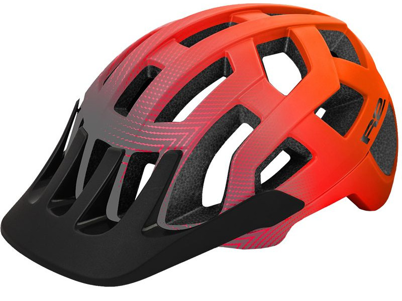 Cyklistická prilba R2 ATH24D FARGO – oranžová/sivá