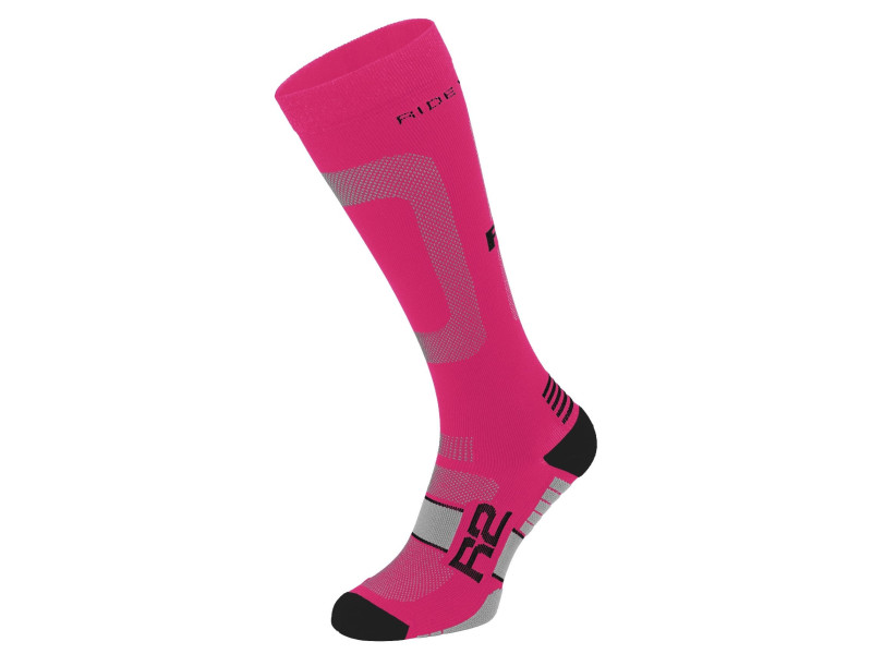 Cyklistické ponožky R2 POWER ATS21C – ružová