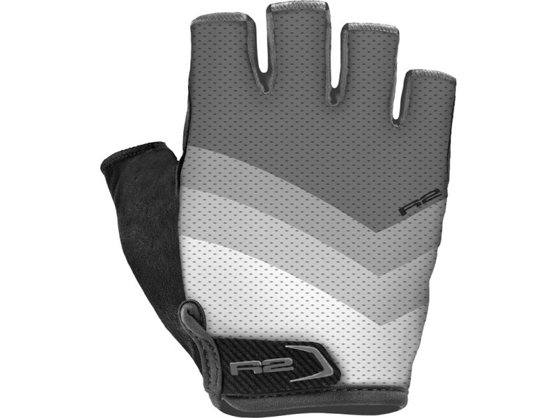Cyklistické rukavice R2 Ombra ATR41B – šedá/biela