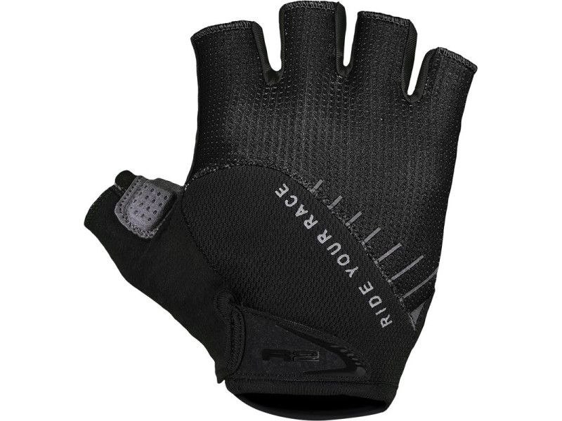 Cyklistické rukavice R2 Vouk ATR19A - čierna