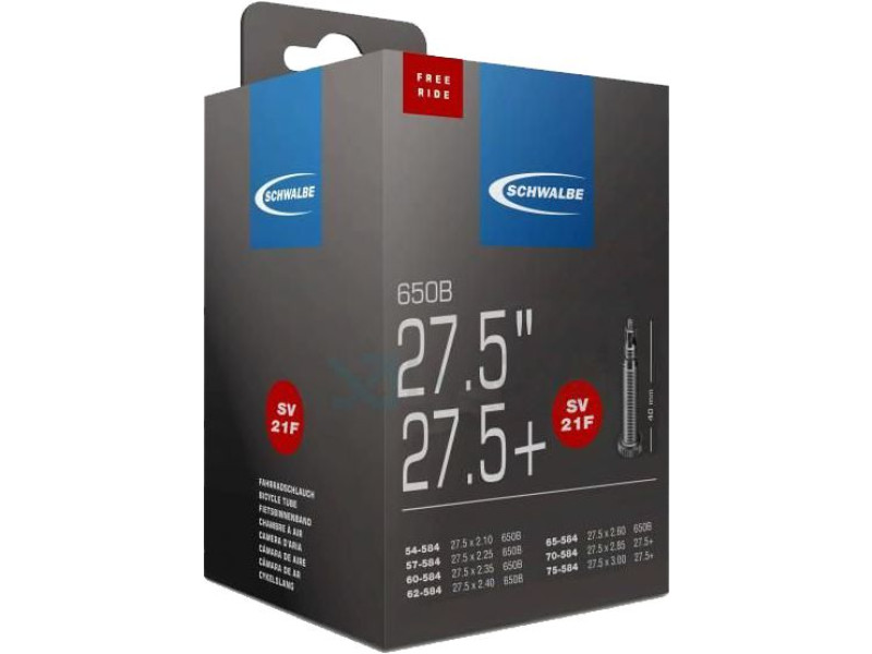 Duša Schwalbe SV21F 27.5x2.10/3.00" galuskový ventilček