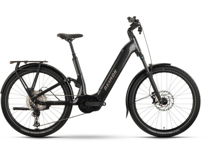 Trekový elektrobicykel Raymon Tavano Pro | metalgrey